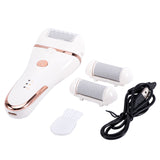 Electric Foot Callus Rechargeable Foot File With 3 Grinding Heads Waterproof M89F