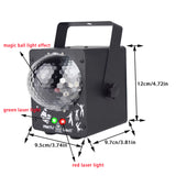 Disco Lights Ball DJ Laser Projector Sound Light LED Party Lamp Stroboscopes Stage Lighting Effect for Club Wedding Show