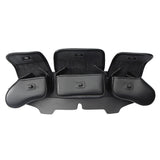 Luxury Windsreen Bag w/ 3 Pouch Batwing for Harley Electra Street Glide Touring Bike 1996-2013 with Windshields