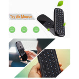 W1 Remote Control 2.4G Wireless Somatosensory Flying Squirrel Mini Keyboard Remote Control for TV Projector Set-Top Box