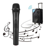 Microphone UHF Wireless Handheld Microphones Audio Amplifier Microphone With USB Receiver For Karaoke Church Performance