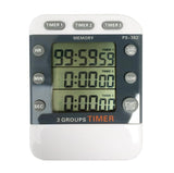 Kitchen LCD Digital Alarm Clock Countdown Timer Sports Reminder Digital Timers Display  For Cook Sleep Study Sports Games Timer