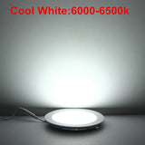 1pcs/lot Dimmable Ultra thin 6W / 9W / 12W /15W/ 18W Indoor LED Ceiling Recessed Grid Downlights Slim Round/Square Panel Lights