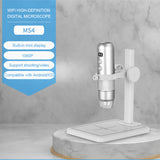 1000X Digital Microscope HD USB WiFi Microscope Portable Electron Stereo Microscopes Magnifier 8 LED Bracket For Android IOS PC