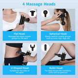2020 New Massage gun Fascia gun Deep Muscle massager Exercise fitness shaping Electric massager Pain relief Body massager