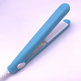 Portable Hair culer A mini hair iron pink corrugated plate electric curling  curl modelling tools