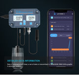 2022 Wifi Water Quality Monitor 6 in 1 Digital Water Analyzer PH/EC/TDS/SALT/G.S/ Temperature APP Remote Wrieless Online Monitor