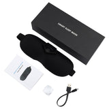 Eye Massager Electric Smart Wireless Electric Pulse Massager Soft Breathable Blindfold Sleep Aid Stress Relief For Home Travel