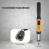 KKmoon 1/4 Inch Digital Torque Wrench Electronic Torque Wrench with Buzzer &amp; LCD Alarm (0.1-10 N.m)