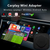 Original car wireless CARPLAY Mini Ai Box Wireless Android Auto For Audi Bmw Mazda Toyota For Netflix YouTube GPS TVlive NeTalia