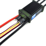 RC CREA 120A 3-6s Brushless ESC built-in BEC with One Key Reverse Brake and Function for Fixed wing Ducted Airplane Drone