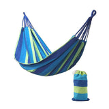 1pc rainbow Outdoor Leisure Portable Hammock canvas Hammocks Ultralight Garden Sports Home Travel Camping Hammock 280*80cm U3