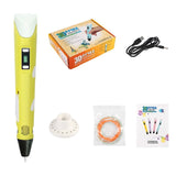 3D Pen DIY 3D Printer Cotton Pen Drawing Pens Bubble Strokes For Children Expansion Effect Pen For Kids Christmas Birthday Gift