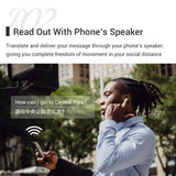 1Set M6 Translation Headphones 127 Languages Wireless Bluetooth Translator Earphone