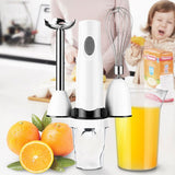 Electric Hand Blender Mixer w/ Blender Stick Egg Beater Grinding Cup Mixing Cup Meat Ground Cup for Baby Food Smoothies