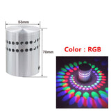 Spiral Hole LED Wall Lamp Dimmable Spiral Lamp with Remote Control Lamp To Decorate Family KTV Bar Wedding Party Hall Lights