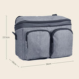 Mommy Bag Baby Stroller Bag Diaper Bag Large Capacity Nappy Changing Bags Bottle Holder Storage Bag Kids Stroller Accessories