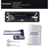 Bluetooth Car MP3 Player Audio Stereo 4X60W  Radio 12V Din FM Aux Input Receiver USB SD card Auto  Music Play,Detachable Panel
