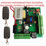 220VAC 2 Remote Controls Motherboard PCB Motor Controller Circuit Board Card For Bisen Baisheng Sliding Gate Opener Motor