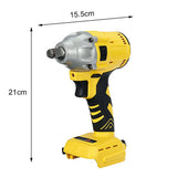 18V 520Nm Electric Rechargeable Brushless Impact Wrench Cordless New 1/2 Socket Wrench Power Tool