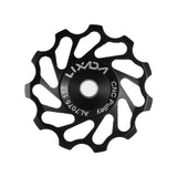 Lixada MTB Road Bike Ceramic Pulley 7075 Aluminum Alloy Rear Derailleur 13T Guide Cycling Ceramics Bearing for Jockey Wheel