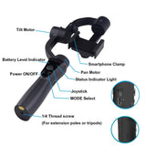 Handheld Smartphone Gimbal Stabilizer Wireless Control Cell Phone Gimbal for iPhone X 8 Plus 7 6 Huawei Mate 10 Pro Mate 9 P20