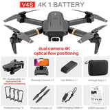 2021 New V4 Rc Drone 4k HD Wide Angle Camera 1080P WiFi Fpv Drone Dual Camera Quadcopter Real-time Transmission Helicopter Toys