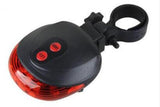 Bicycle Laser Taillight 5LED Mountain Bike Laser Safety Warning Light Bicycle Lights Bicycle Accessories