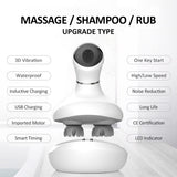 Upgrade 3D Electric Head Massager Waterproof Promote Hair Growth Body Deep Tissue Kneading Vibrating Massage Scalp Healthe Care