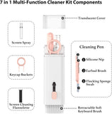 7-in-1 Computer Keyboard Cleaner Brush Kit Laptop Screen Cleaner Kit for Airpods Pro MacBook iPad iPhone iPod Cleaning Pen Brush