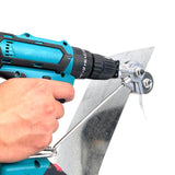 Carbon Steel Electric Drill Plate Cutter Sheet Metal Nibbler Precise Cutting Sheet Cutter