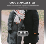 Stainless Steel Warm Pot Hot Water Storage Kettle Traditional Winter Warmer