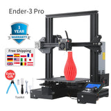 Ender-3 Pro 3D Printer KIT Creality 3D Upgraded Cmagnet Build Plate MeanWell Power Resume Power Supply Failure Printing