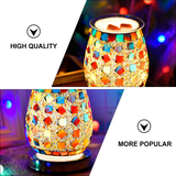 1 Pc Durable Portable Essential Oil Diffuser Night Light 3D Glass Fragrance Lamp for Office Home