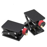 120x80 Aluminum Alloy Lifting Table Z-Axis Manual Lift Platform 55mm High Precise Optical Sliding Lifting Displacement Platform