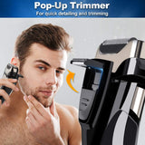 Electric Shaver Men Reciprocating Three Heads Razor Rechargeable Cordless Beard Trimmer