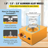 Mini Pottery Wheel 30W Ceramic Wheel Adjustable Speed Clay Machine Electric Engraving Kit,For Art Craft Work US Plug