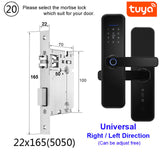 RAYKUBE X5 Biometric Fingerprint Security Intelligent Tuya Smart WiFi Password Electronic Door Lock To Open The Door Remotely
