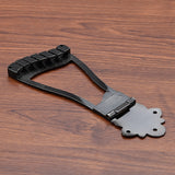 Jazz Guitar Bridge Trapeze Tailpiece Bridge for 6 String Electric Bass Guitar Replacement Accessories