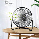 Mini USB Desktop Fan Personal Portable Cooling Fan Iron cool air fan for Office Household Traveling Car