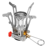 Aomiun Mini Camping Gas Stove with Piezo Ignition Portable Picnic Camping Pocket Stove for Outdoor Camping Hiking Cooking