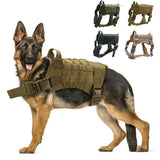 Military Tactical Dog Harness K9 For Large Medium Dogs German Shepherd working training Hunting vest harnesses dog accessories