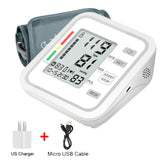 New Digital Automatic Blood Pressure Monitor Upper Arm Automatic Cuff BP Machine & Pulse Rate Monitoring Meter,Large LCD Display