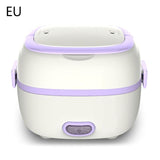 Multifunctional Electric Lunch Box Mini Rice Cooker Food Heater Steamer Cooking