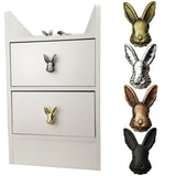 Cabinet Door Handle Nordic Style Rabbit Shape Cupboard Handles Drawer Pulls 4.9*3.5cm Drawer Handles Brass Furniture Hardware