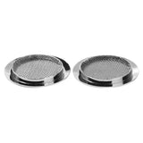 2 Pieces Sound Hole Inserts Screen Speaker Grill for Resonator Dobro Guitar