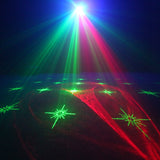 ESHINY R&amp;G Laser Dream Aurora 60 Patterns Projector DJ Disco Light Party RGB LED Bar Dance Room Birthday Stage Effect USB F5N6
