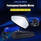 Universal Motorcycle Rearview Mirror For 7/8" 22mm Motorcycle Handlebar Rearview Mirror DIY Rear Mirror Motorbike Accessories