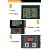 ABS Radiation Detector Digital Dosimeter Geiger Counter Electric Magnetic Field Black 1 V/m