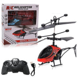 RC Helicopter Drone With Light Electric Flying Toy Radio Remote Control Aircraft Indoor Outdoor Game Model Gift Toy For Children